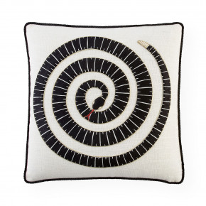 Eden Coil Embroidered Pillow