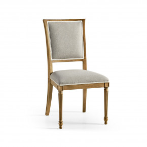 Timeless Flare Upholstered. Side Chair Flared Top in Sun Bleached Cherry
