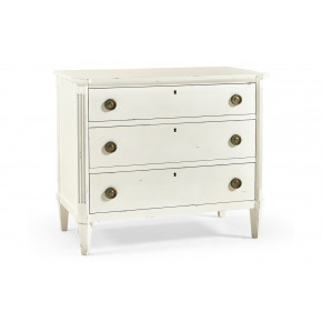 Timeless Aeon Swedish Drawer Chest in Antique White 48"