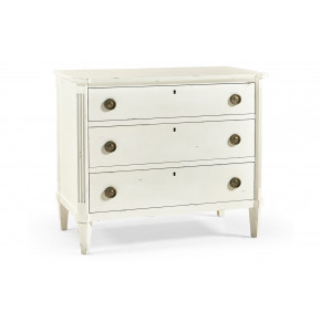 Timeless Aeon Swedish Drawer Chest in Antique White 38"