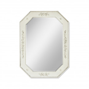 White Parhelion Carved Mirror