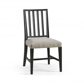 Timeless Umbra Swedish Side Chair in Ebonized Black