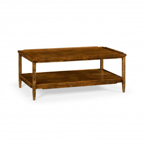 Casual Accents Country Walnut Cocktail Table