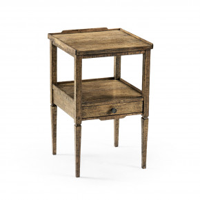 Casual Accents Medium Driftwood Square End Table