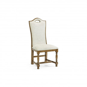Casual Accents Medium Driftwood High Back Side Chair