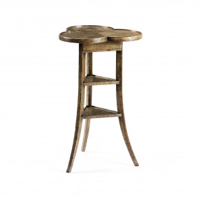 Casual Accents Medium Driftwood Trefoil Side Table