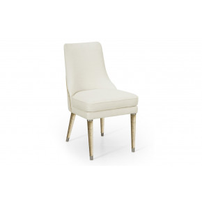Water Shoal Linen & Grass Cloth Side Chair