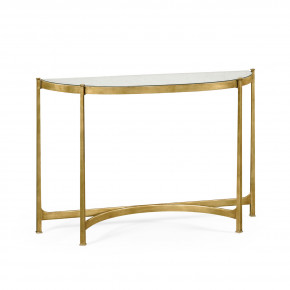 Luxe Large Half Moon Console Table