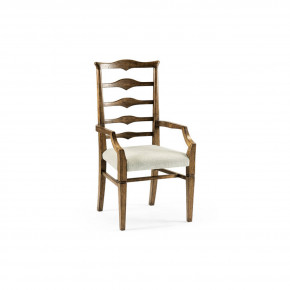 Casual Accents Pompano Ladderback Arm Chair