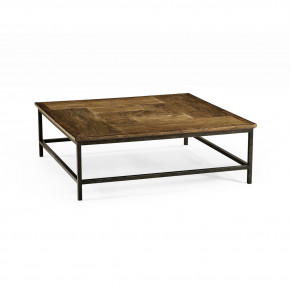 Casual Accents Medium Driftwood Square Coffee Table