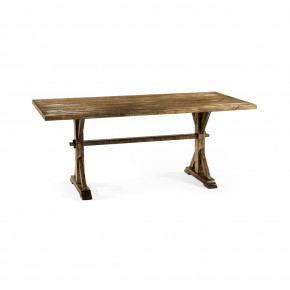 Casual Accents Medium Driftwood Dining Table 72"
