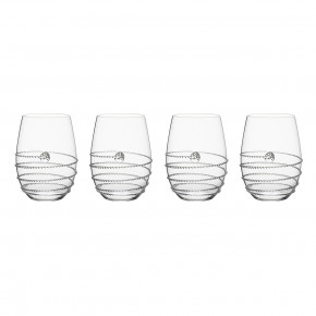 Amalia Stemless White Wine Glass Set of 4