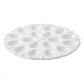 Berry & Thread Whitewash 13" Deviled Egg Platter