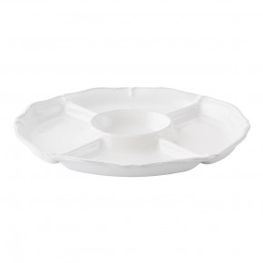 Berry & Thread Whitewash 15" Crudite Platter