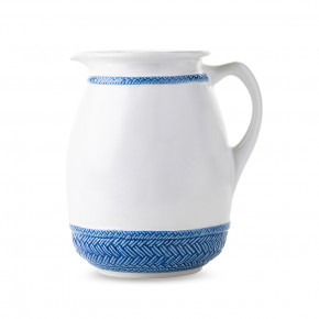 Le Panier White/Delft Blue Ceramic Pitcher