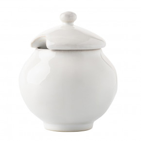 Puro Whitewash Sugar Bowl with Lid