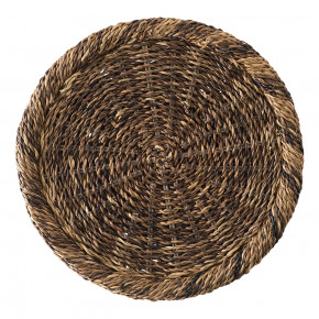 Rustic Rope Natural Platter/Charger 15"L, 15"W, 0.5"H