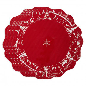 Winter Frolic Placemat Set of 4 15"L, 15"W, .125"H/each