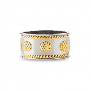 Berry & Thread Napkin Ring - Silver/Gold