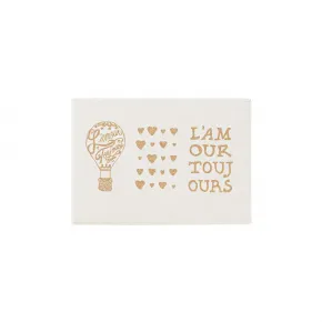 L'Amour Toujours Note Card Assorted Set/6 Gold