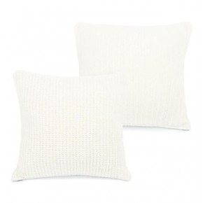 Waffle Weave Pillow with Insert Creme 24" x 24"