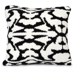 Damask Black/Creme Pillow (insert included)