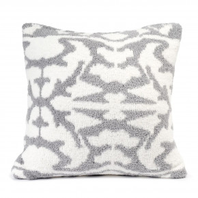 Damask Stone/Creme Pillow (insert included)