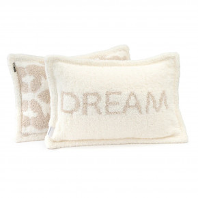 Dream Pillow 13" X 19" Creme/Malt (insert included)