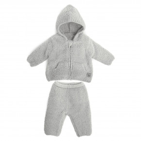 Baby Hoodie with Pant 12-18m Stone