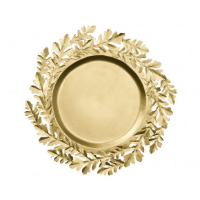 Gilded Leaves Gold Charger