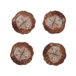 Cedar Set Of 4 Brown Coasters
