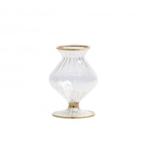 Scallop Clear Bud Vase