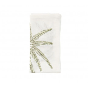 Palm Coast White/Green/Gold Napkin