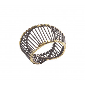Cage Gold Napkin Rings
