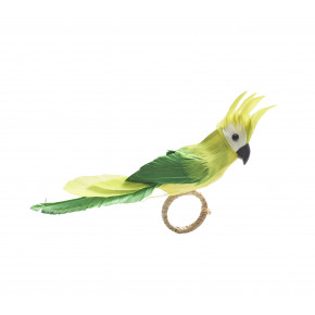 Parakeet Green Napkin Rings