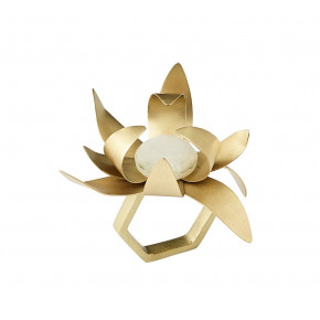 Sunflower Gold/Crystal Napkin Rings