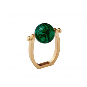 Mineral Emerald Napkin Rings
