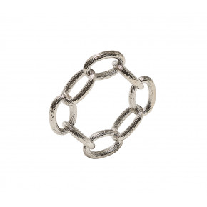 Chain Link Silver Napkin Ring