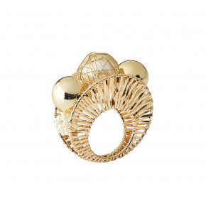 Regent Napkin Ring Ivory/Gold