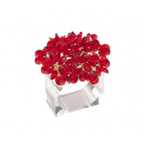 Aster Red Napkin Ring