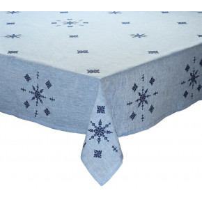 Fez 58x110 Periwinkle/Navy Tablecloth