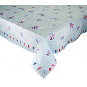 Lima 54" x 110" Tablecloth in Sky Blue