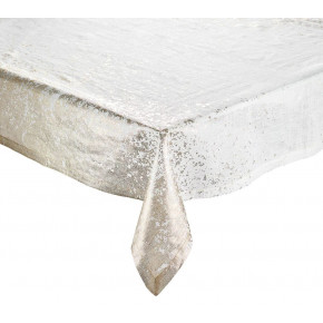 Metafoil Tablecloth in White & Gold