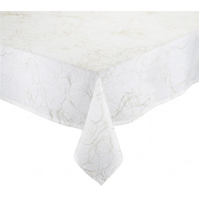 Gossamer 60x110 White/Gold/Silver Tablecloth