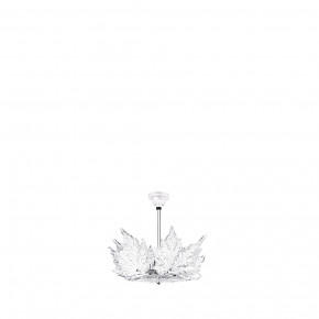 Champs Elysees Chandelier, Clear Crystal, Chrome Finish, 1 Tier