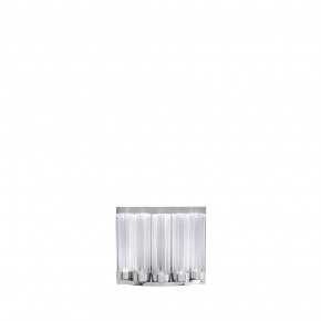 Orgue Wall Sconce, Clear Crystal, Chrome Finish (5 Crystals)