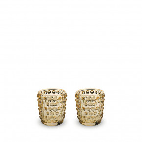 Mossi Votives Gold Luster, Set of Two