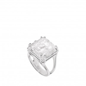 Arethuse Ring Clear Crystal, Silver 51 (US 5.5) (Special Order)