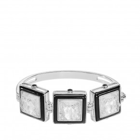 Arethuse Bracelet Clear Crystal, Silver