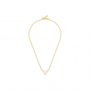Style 1925 Necklace Clear Crystal, 18 Carats Yellow Gold Plated